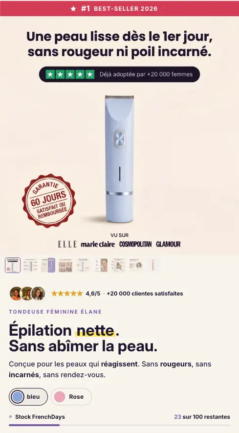 Élane mobile product page
