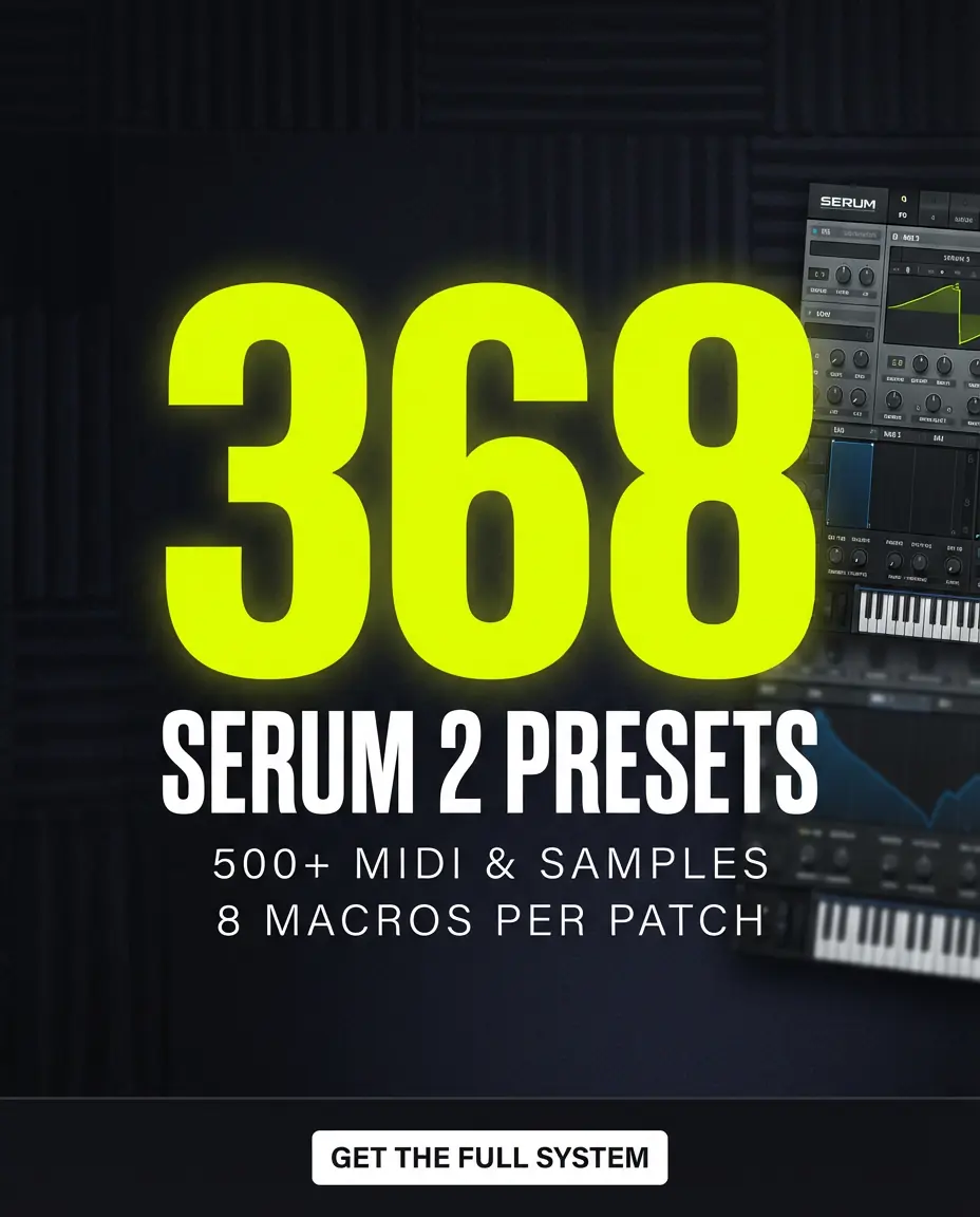 Music presets product creative