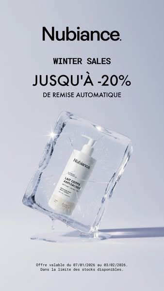 Nubiance winter sale ad